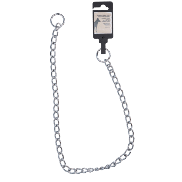 Collare a catena correttivo per cani, cromato, 75 cm x 4 mm – Hofman Animal Care