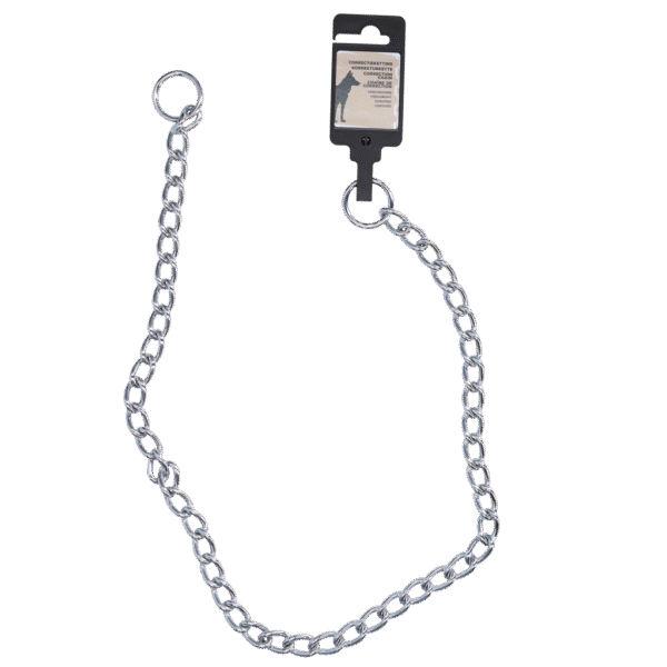 Collare a catena correttivo per cani, cromato, 80 cm x 4 mm – Hofman Animal Care