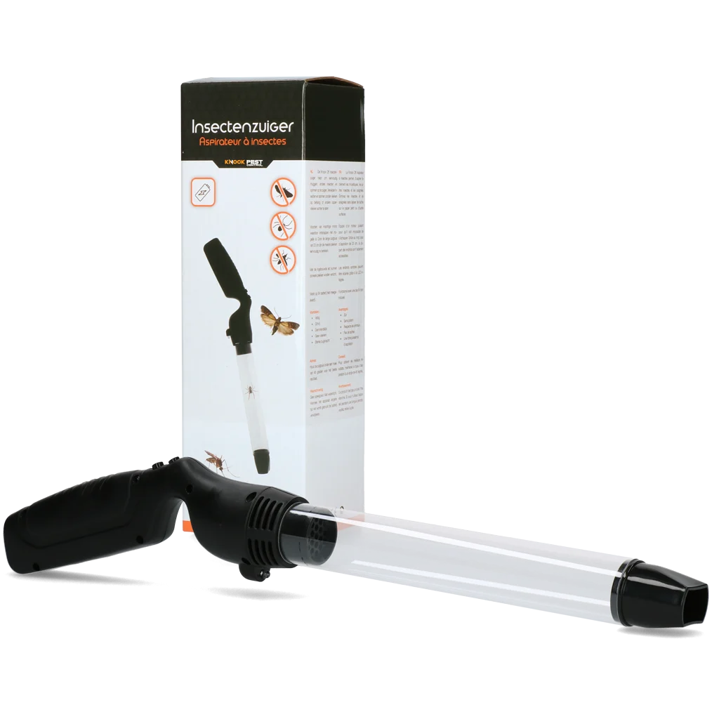 Aspiratore per insetti con tubo di aspirazione lungo e LED – Knock Pest - immagine 1