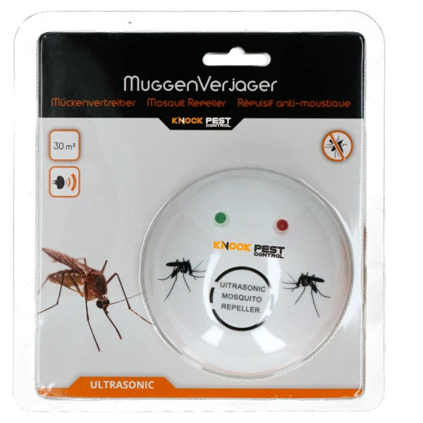 Dispositivo antizanzare a ultrasuoni, fino a 30 m² – Knock Pest