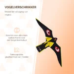 Aquilonе per allontanare gli uccelli con asta in fibra di vetro da 7 m – Knock Pest Bird Bouncer - immagine 2