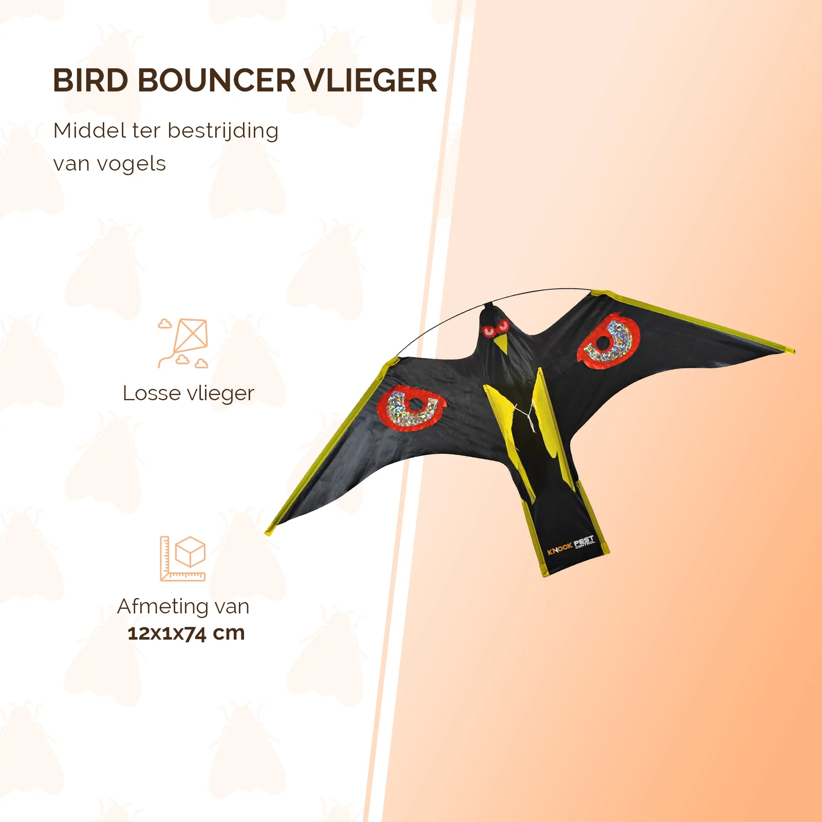 Aquilone per dissuasore per uccelli con filo di fissaggio – Knock Pest Bird Bouncer - immagine 2