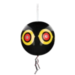 Pallone dissuasore per uccelli con cordino per appenderlo, nero, Ø 40 cm – Knock Pest