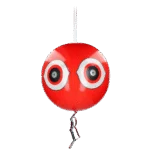 Pallone dissuasore per uccelli con cordino per appenderlo, rosso, Ø 40 cm – Knock Pest