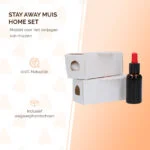 Kit profumato contro topi e ratti, liquido da 30 ml e 2 contenitori – Knock Pest Stay Away Muis Home Set - immagine 2