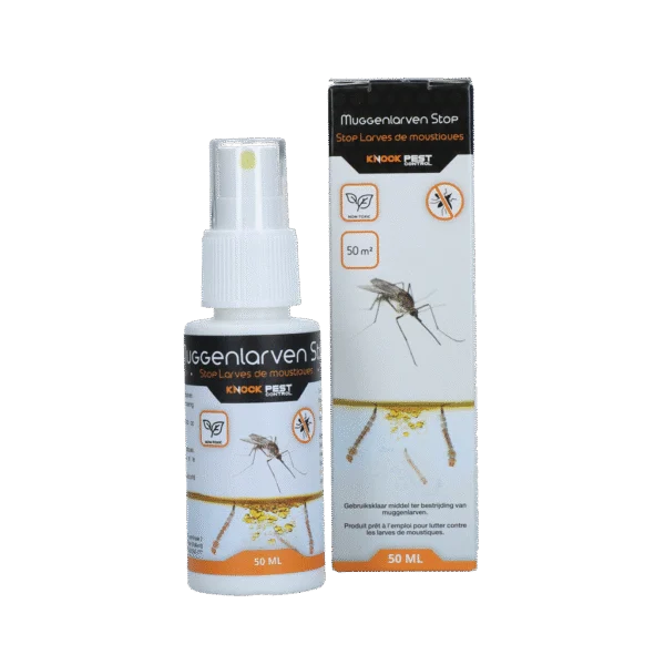 Prodotto contro le larve di zanzara per acque stagnanti, 50 ml – Knock Pest Muggenlarven Stop