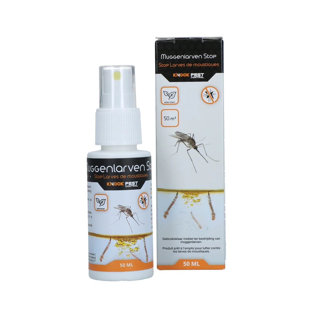 Prodotto contro le larve di zanzara per acque stagnanti, 50 ml – Knock Pest Muggenlarven Stop - immagine 1