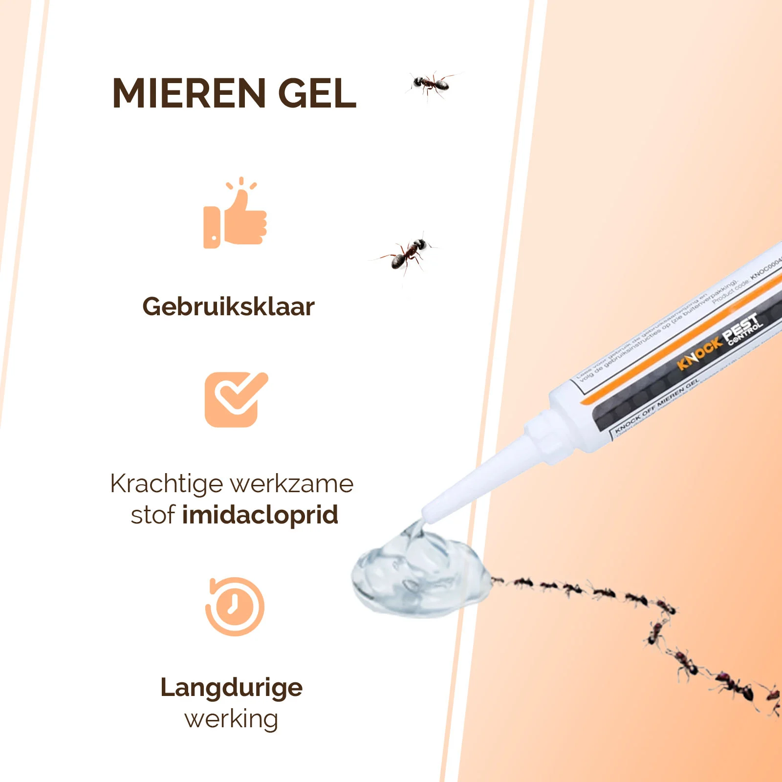 Gel per formiche e nidi di formiche, 5 g – Knock Pest - immagine 6