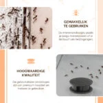 Contenitori esca per formiche nere dei giardini, 2 pezzi, Knock Pest - immagine 5
