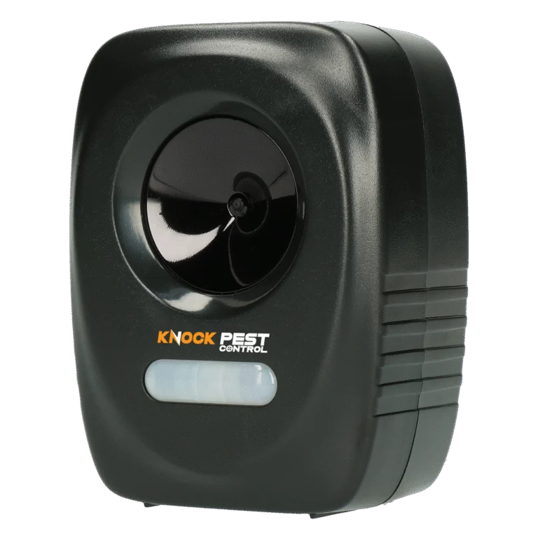 Dissuasore a ultrasuoni con rilevatore di movimento per giardino e proprietà – Knock Pest Animal Repeller