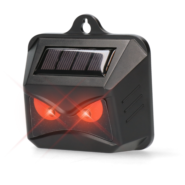 Repellente per animali selvatici con LED rossi a energia solare, 2 pezzi – Knock Pest Wild Solar