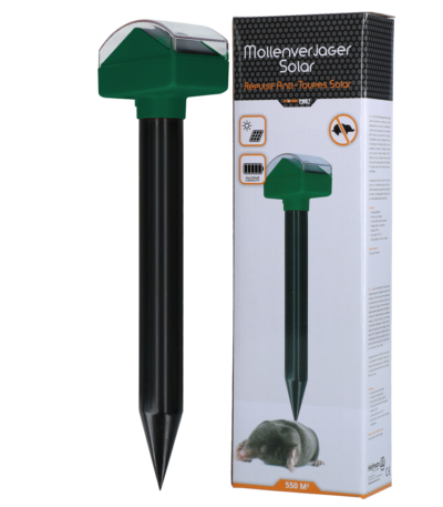 Allontana talpe a energia solare con onde sonore – Knock Pest Solar