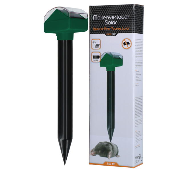 Allontana talpe a energia solare con onde sonore – Knock Pest Solar