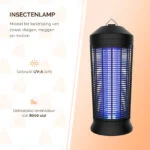Lampada insetticida con UV-A e griglia elettrificata, 36 W – Knock Pest Insect Killer - immagine 2