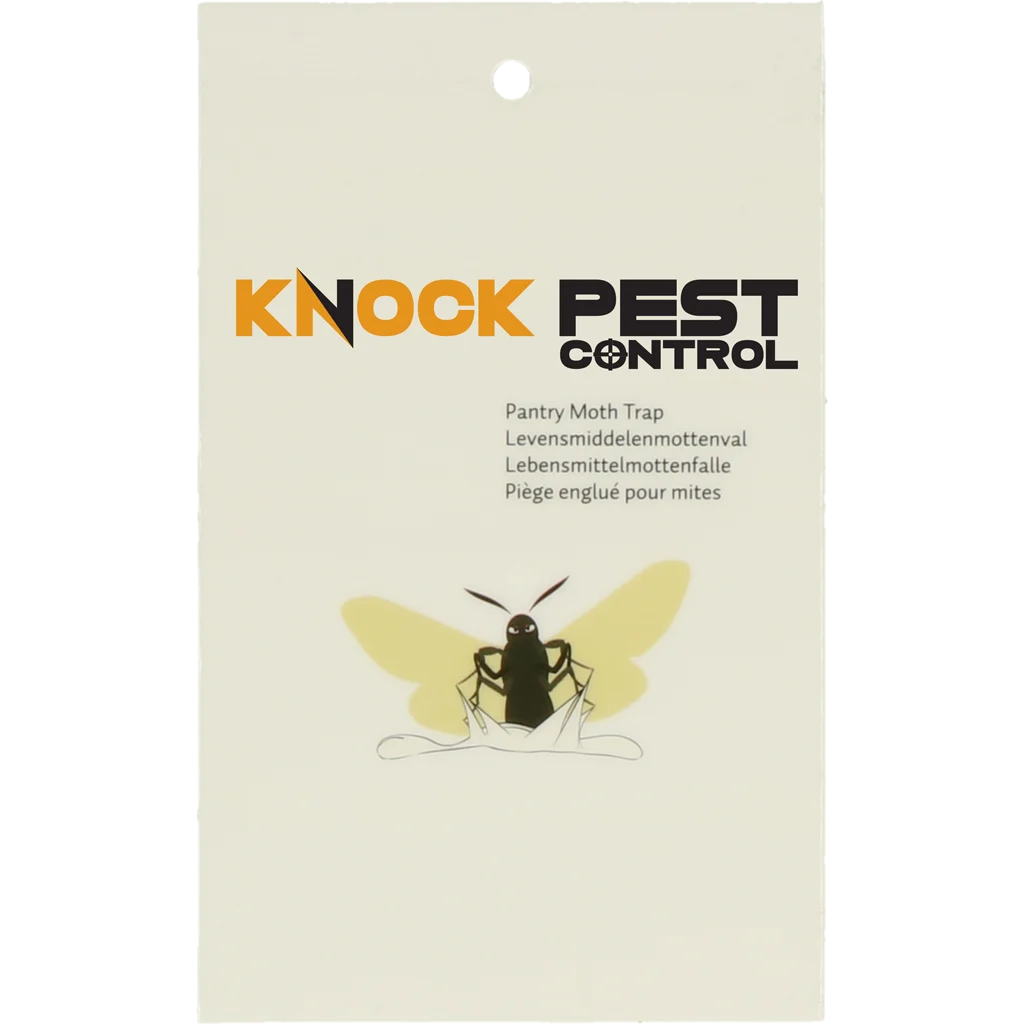 Trappola per tignole alimentari con feromone e striscia adesiva, 2 trappole adesive – Knock Pest Vlak - immagine 2