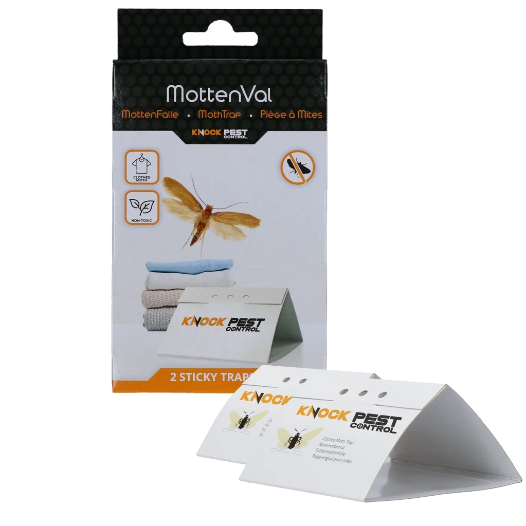 Trappola per tarme dei vestiti con feromone, 2 trappole adesive – Knock Pest Delta - immagine 1