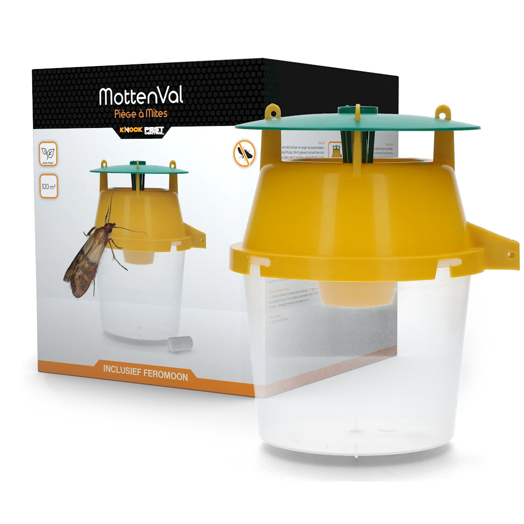 Trappola per tarme alimentari con feromone e cordino per appenderla, Ø 16,5 cm x 22,5 cm – Knock Pest - immagine 1