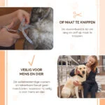 Collare antiparassitario per cani contro pulci e zecche, 59 cm, tedesco e inglese – Knock Pest - immagine 4