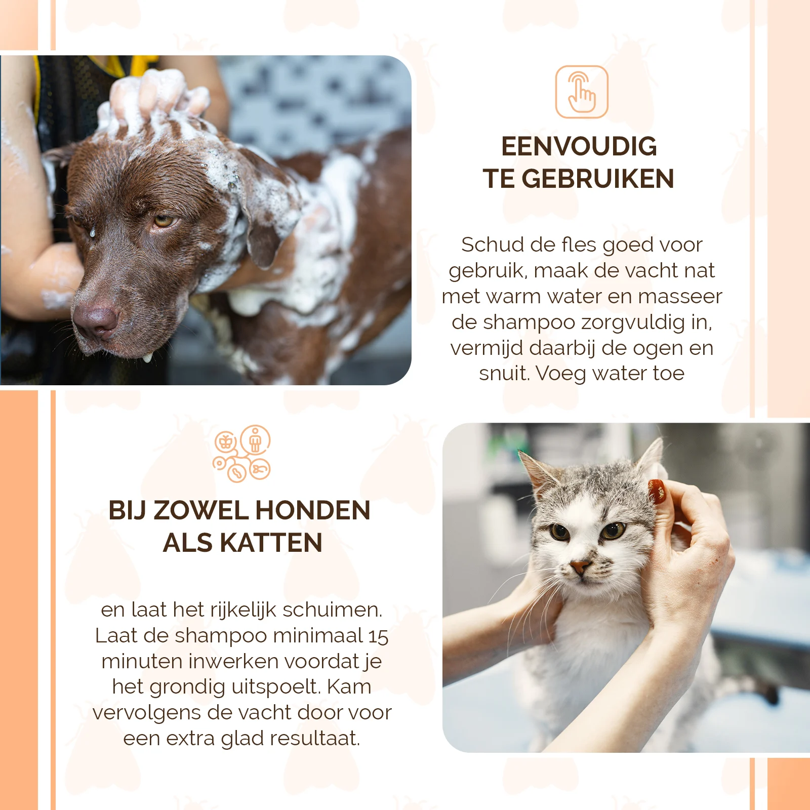 Shampoo antipulci per cani e gatti, 250 ml – Knock Pest - immagine 4