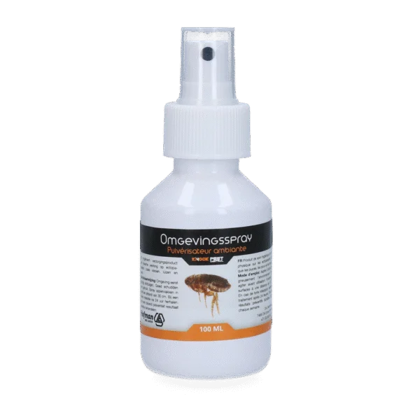 Spray ambientale contro pulci, pidocchi e zecche, 100 ml – Knock Pest Spray ambientale