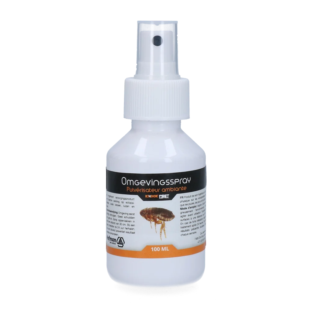 Spray ambientale contro pulci, pidocchi e zecche, 100 ml – Knock Pest Spray ambientale - immagine 1