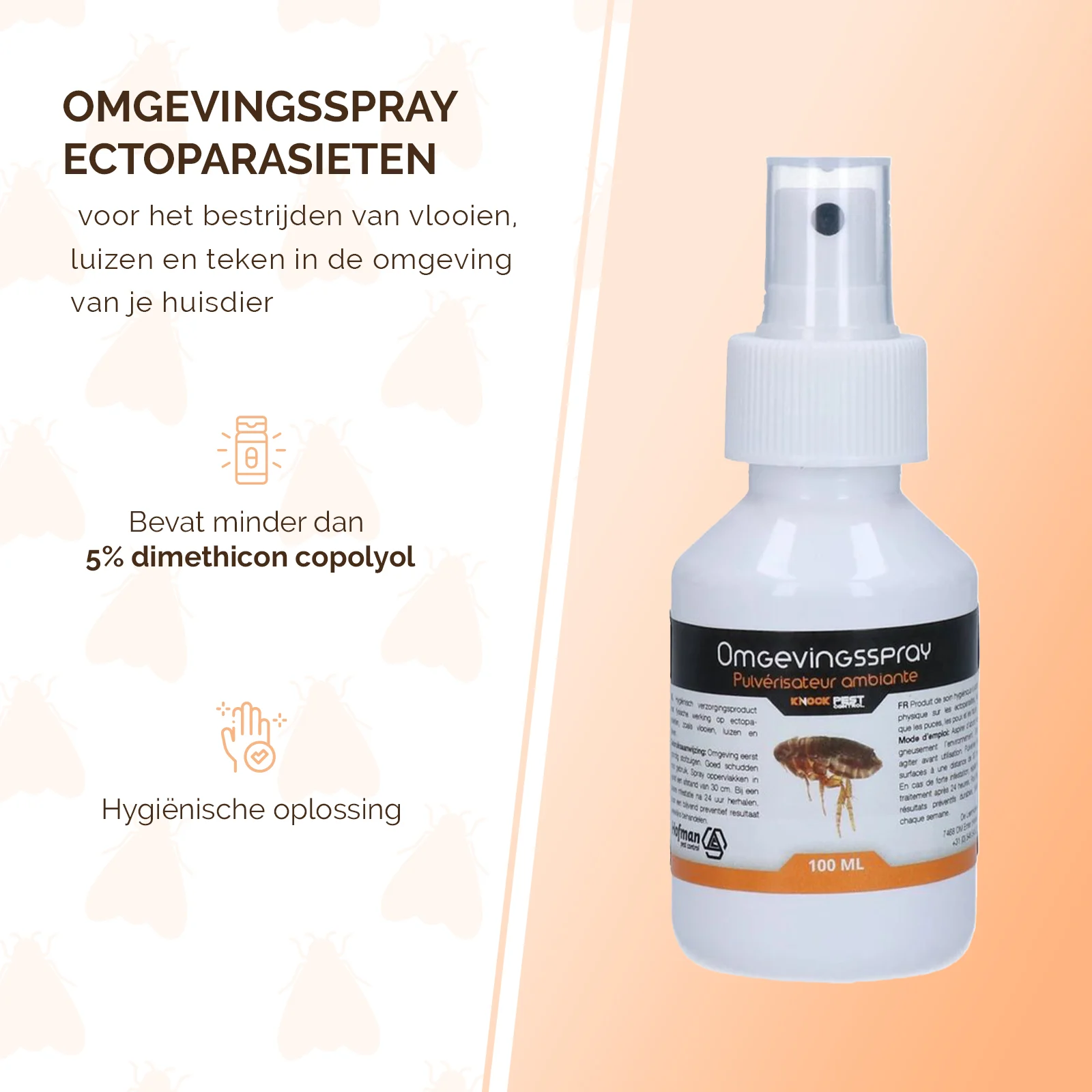 Spray ambientale contro pulci, pidocchi e zecche, 100 ml – Knock Pest Spray ambientale - immagine 2