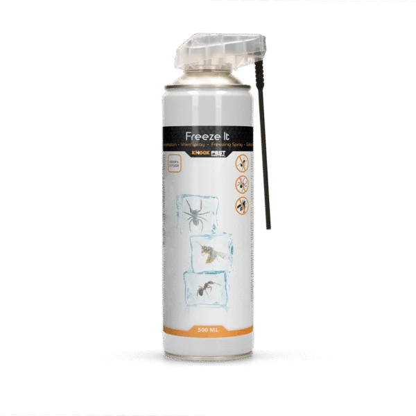 Spray congelante per insetti con due modalità di erogazione – Knock Pest Freeze It