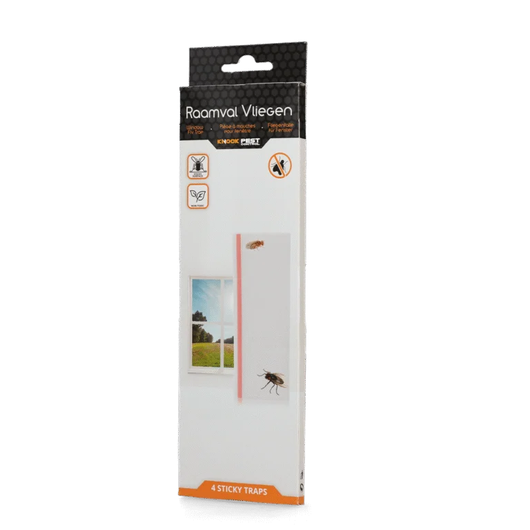 Trappole per mosche da finestra, trasparenti, 4 pezzi – Knock Pest