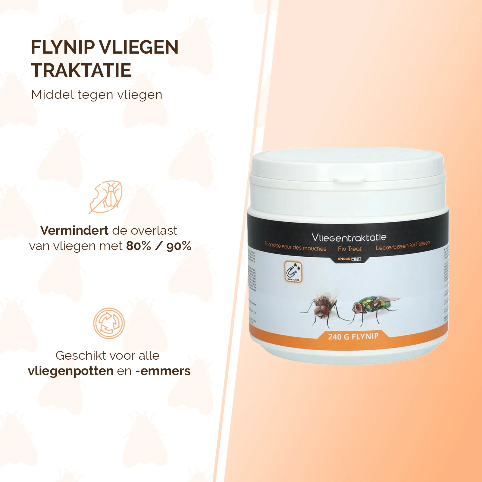 Esca per trappola per mosche, 240 g – Knock Pest FlyNip - immagine 2