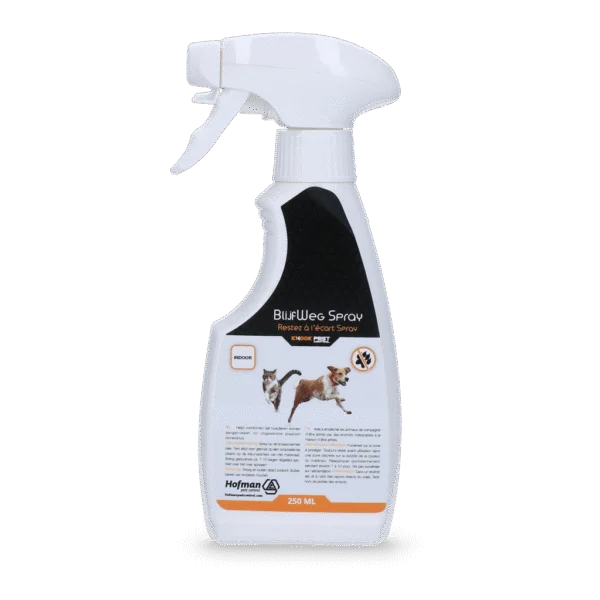 Spray disabituante per animali domestici, 250 ml – Knock Pest BlijfWeg Spray per interni