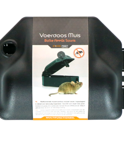 Contenitore per esche per topi con chiave e fessura di ispezione, 12,5 x 10,5 x 6,5 cm – Knock Pest