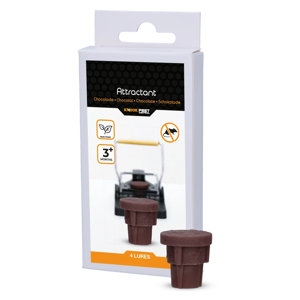 Attrattivo per topi e ratti al profumo di cioccolato, 4 pezzi – Knock Pest Attractant - immagine 1