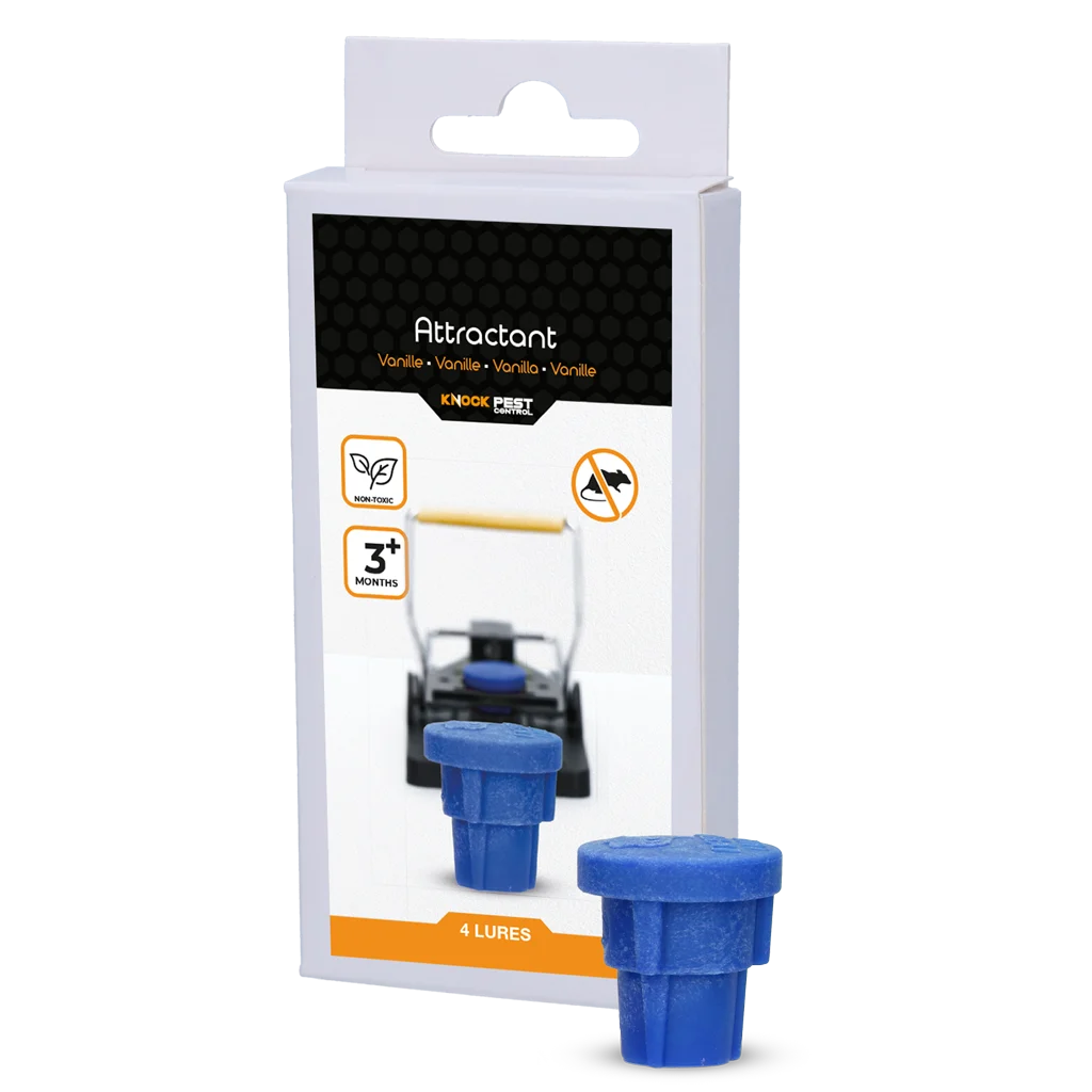 Esca per topi e ratti all’aroma di vaniglia, 4 pezzi – Knock Pest Attractant - immagine 1