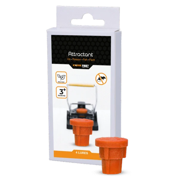Attrattivo per topi e ratti all’aroma di pesce, 4 pezzi – Knock Pest Attractant