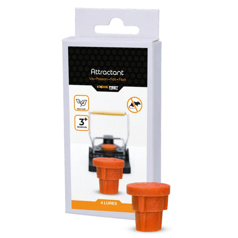 Attrattivo per topi e ratti all’aroma di pesce, 4 pezzi – Knock Pest Attractant