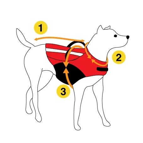 Mantellina per cani contro zecche e pulci con riflettore, XXXXS lunghezza del dorso 20 cm – Dog Armor Knockdown Coat (Insect Shield) - immagine 4