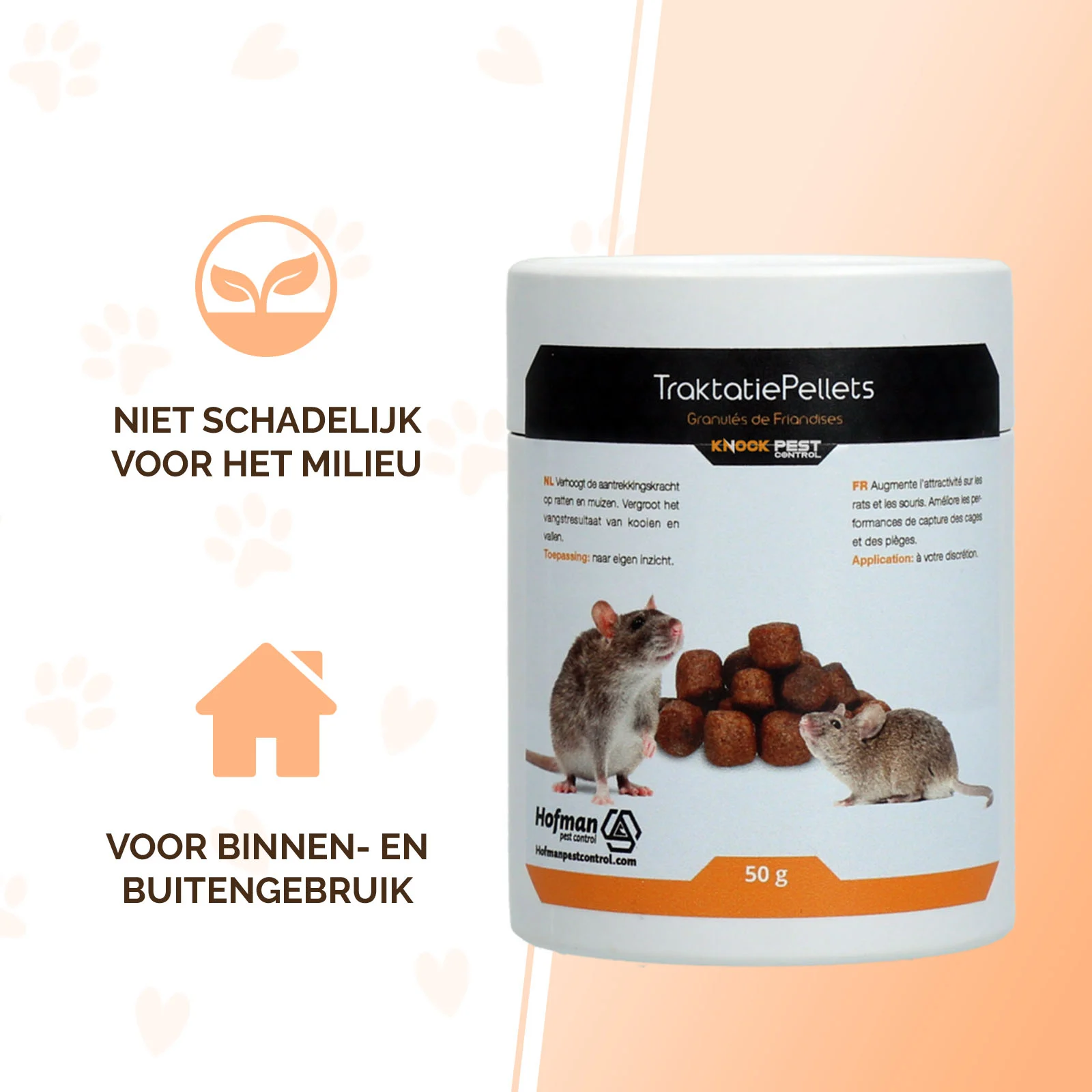 Pellet esca per topi e ratti, 50 g – Knock Pest Traktatie Pellets - immagine 2