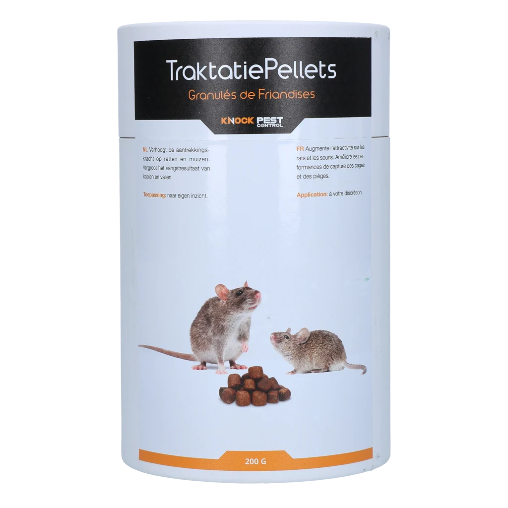 Pellet attrattivi per topi e ratti, 200 g – Knock Pest Traktatie Pellets - immagine 1