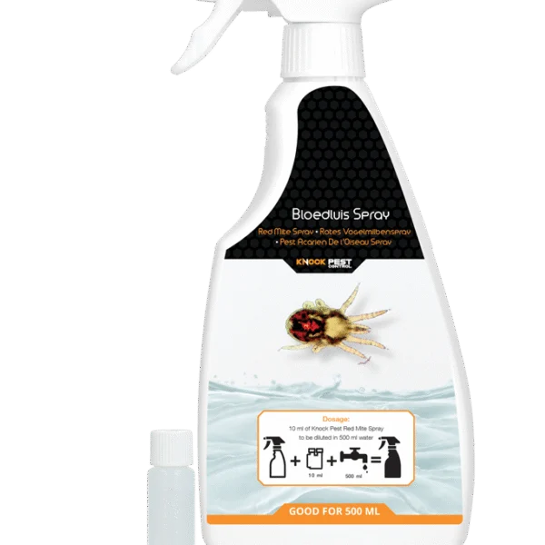 Concentrato spray contro gli acari rossi 10 ml con flacone spray – Knock Pest