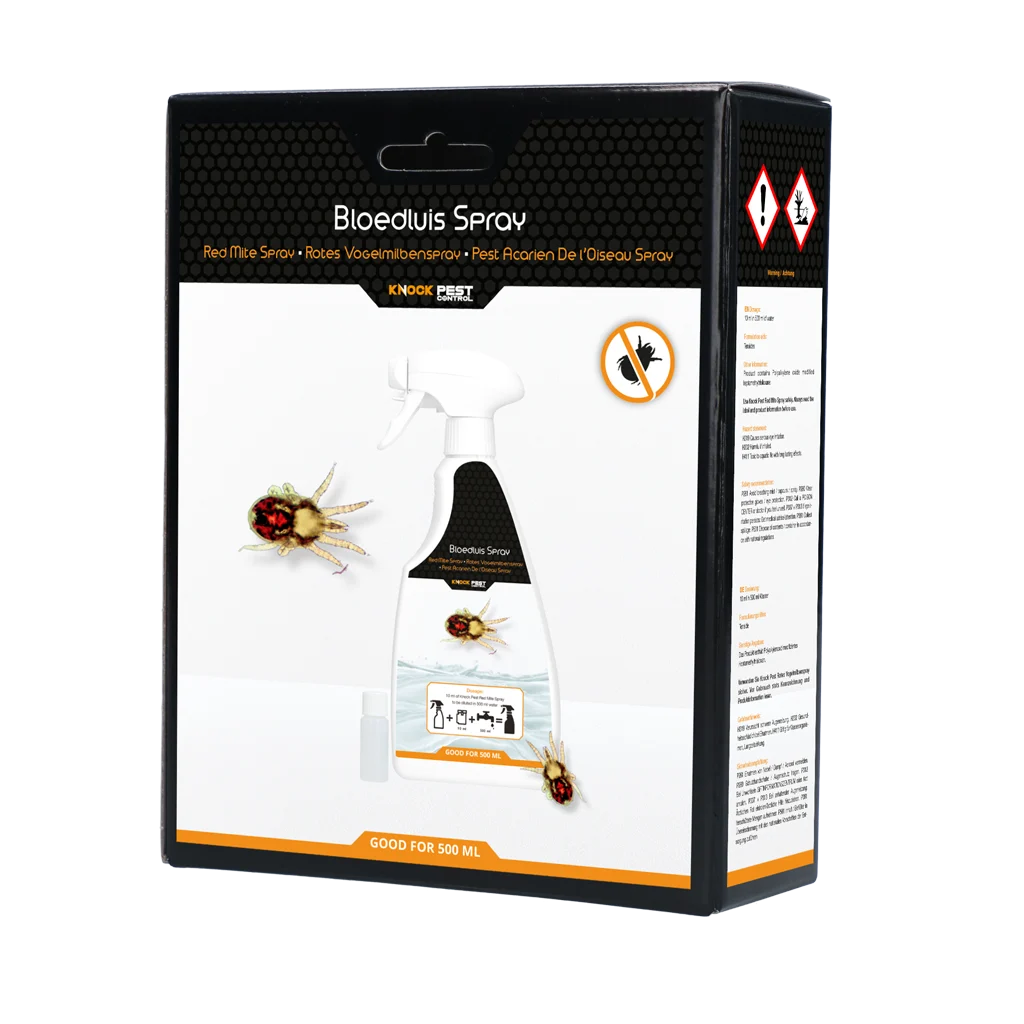 Concentrato spray contro gli acari rossi 10 ml con flacone spray – Knock Pest - immagine 2
