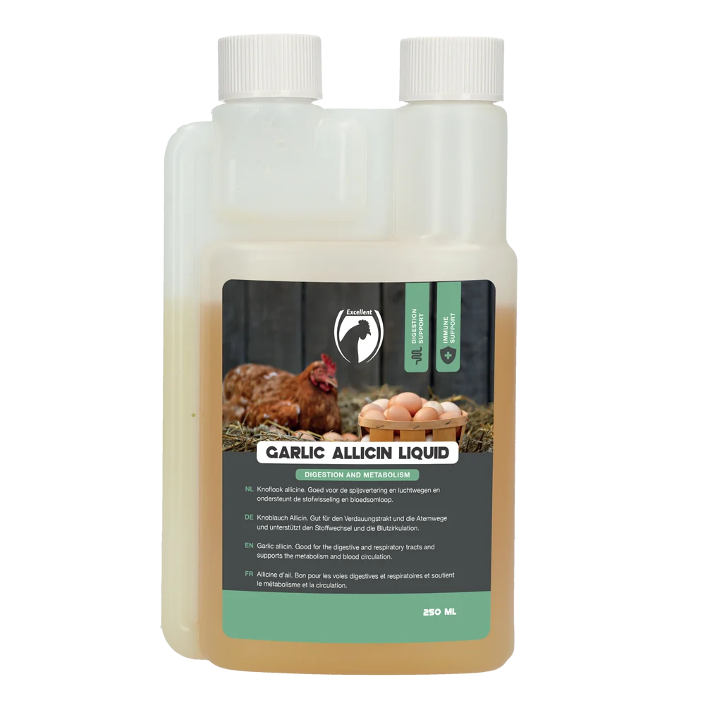 KNOF5013.png Miscela all’aglio per pollame, liquida 250 ml – Excellent Garlic Allicin Liquid - immagine 1