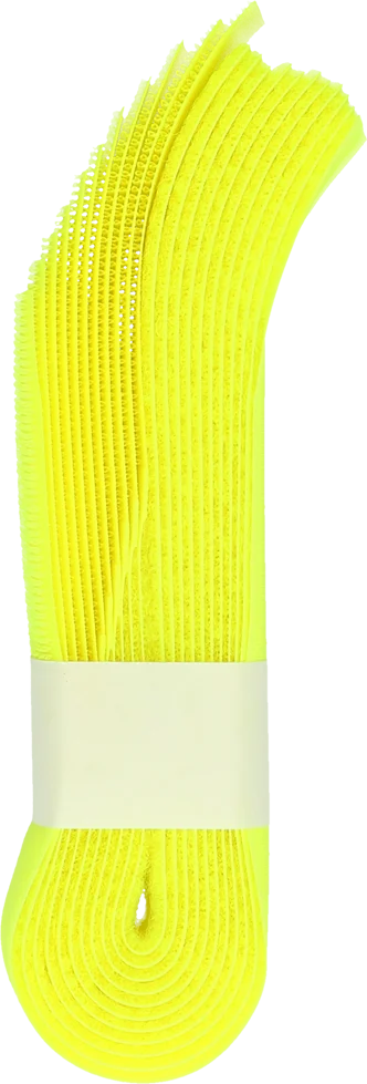Fascia per il riconoscimento delle vacche con chiusura in velcro, gialla, 10 pezzi - immagine 2