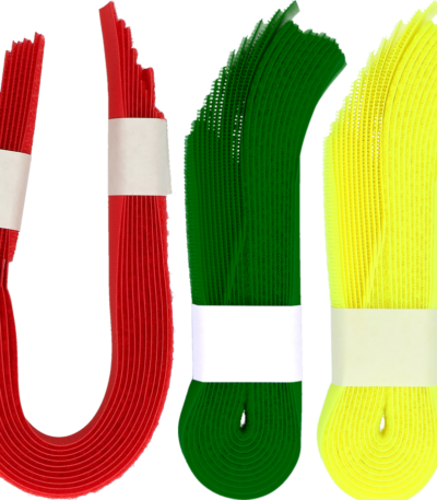 Fascia identificativa per bovini con chiusura in velcro, verde, 10 pezzi
