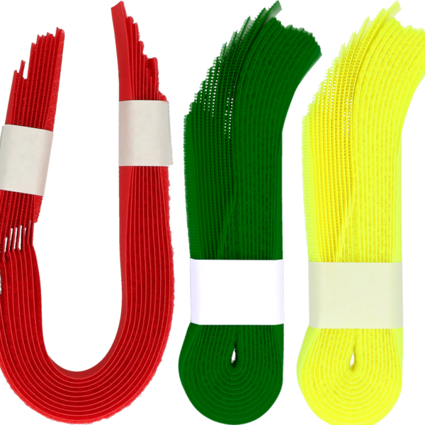 Fascia identificativa per bovini con chiusura in velcro, verde, 10 pezzi
