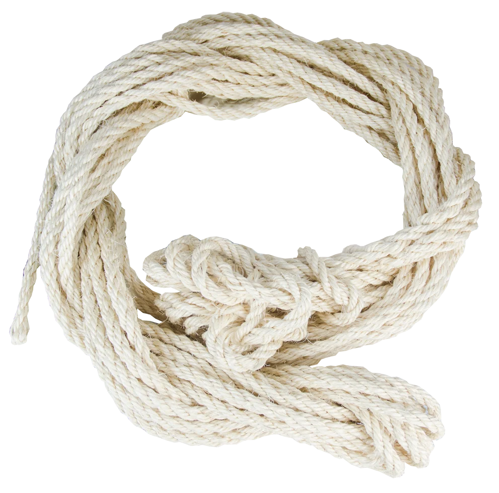 Corda per bovini in sisal, lunga 320 cm e spessa 12 mm - immagine 1
