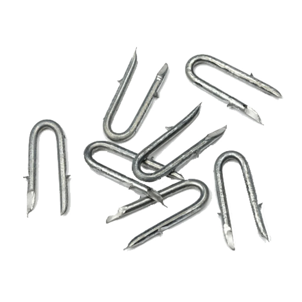 Graffe zincate per tubi isolatori, 3,8 x 47 mm, 50 pezzi – Kerbl - immagine 1