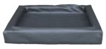 Cuccia lounge per cani in similpelle con bordo rialzato S, 50 x 60 cm