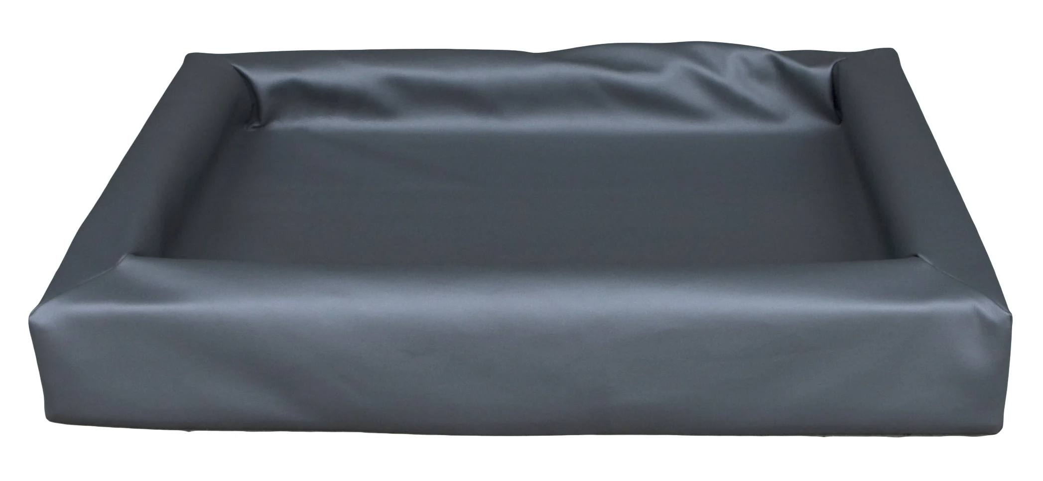 Cuccia lounge per cani in similpelle con bordo rialzato S, 50 x 60 cm - immagine 1