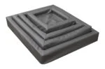 Cuccia lounge per cani in similpelle con bordo rialzato S, 50 x 60 cm - immagine 4