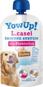 Yogurt per cani con probiotici e tacchino, senza lattosio, 115 g – YowUp! L. Casei Immune System Turkey